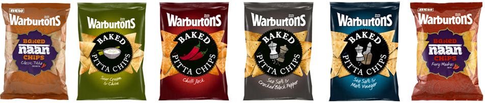 Warburtons crisp packs
